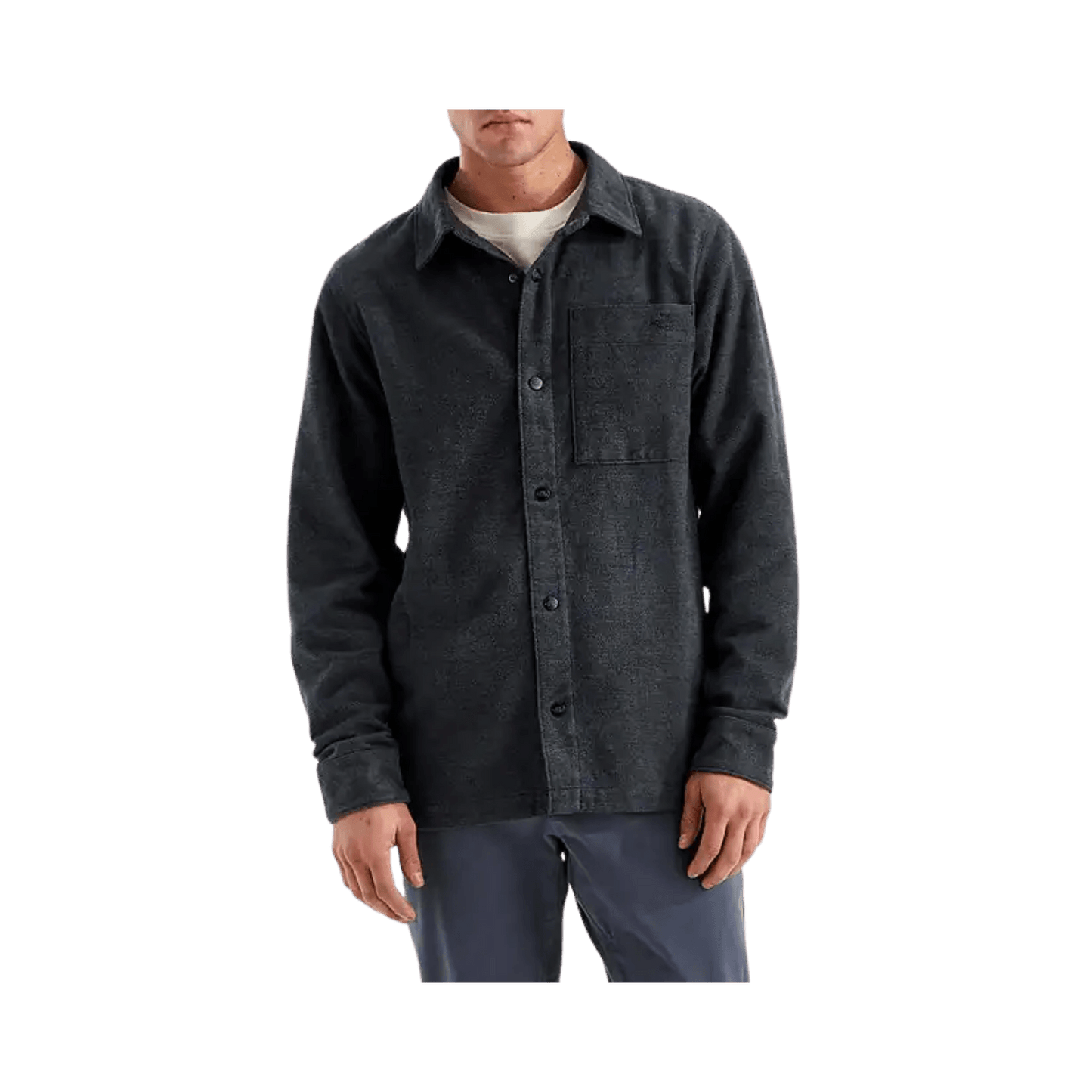 NORTH FACE FOREST FLANNEL L/S SHACKET TNF BLACK PLAID