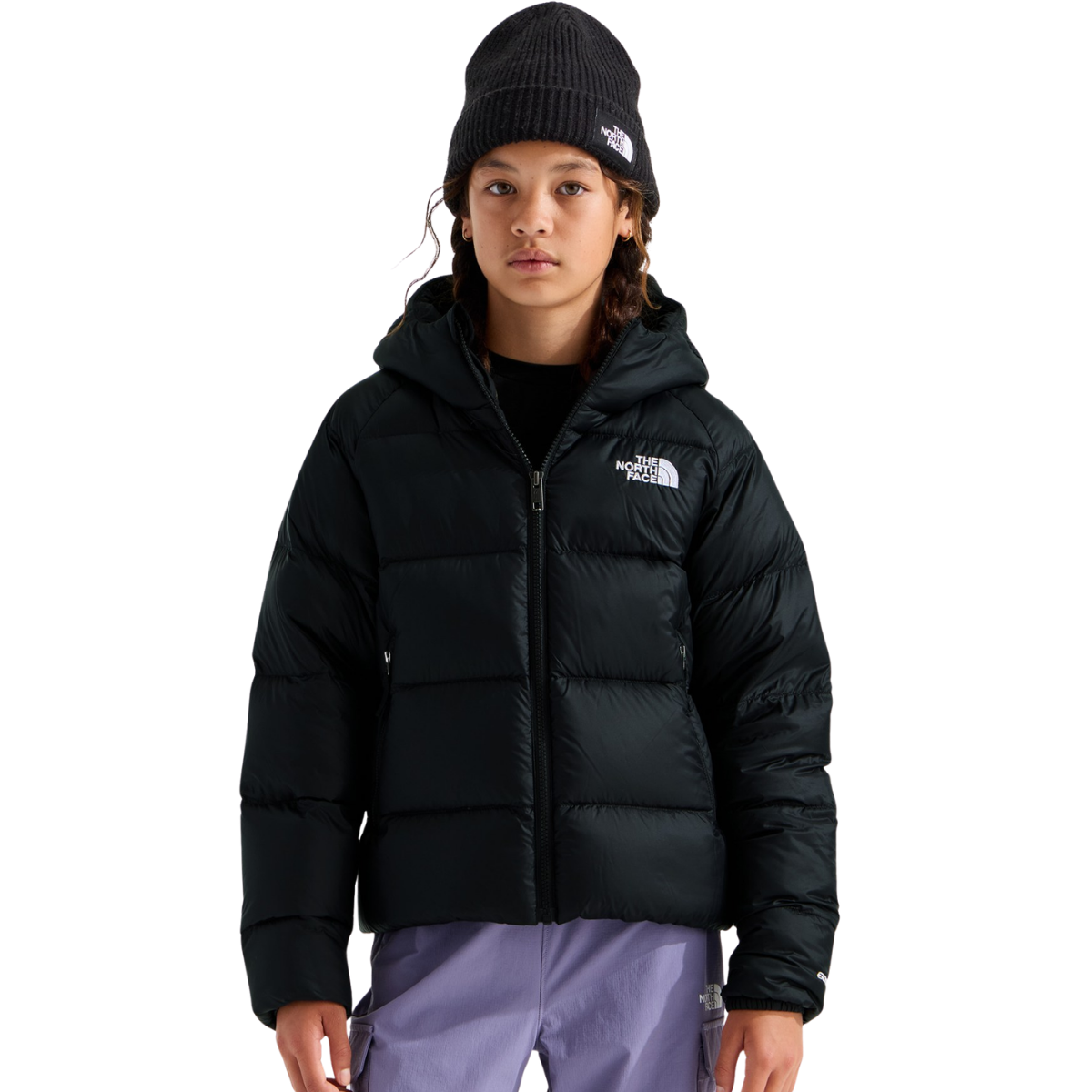 NORTH FACE G HYDRENALITE DOWN HOODED JKT TNF BLACK