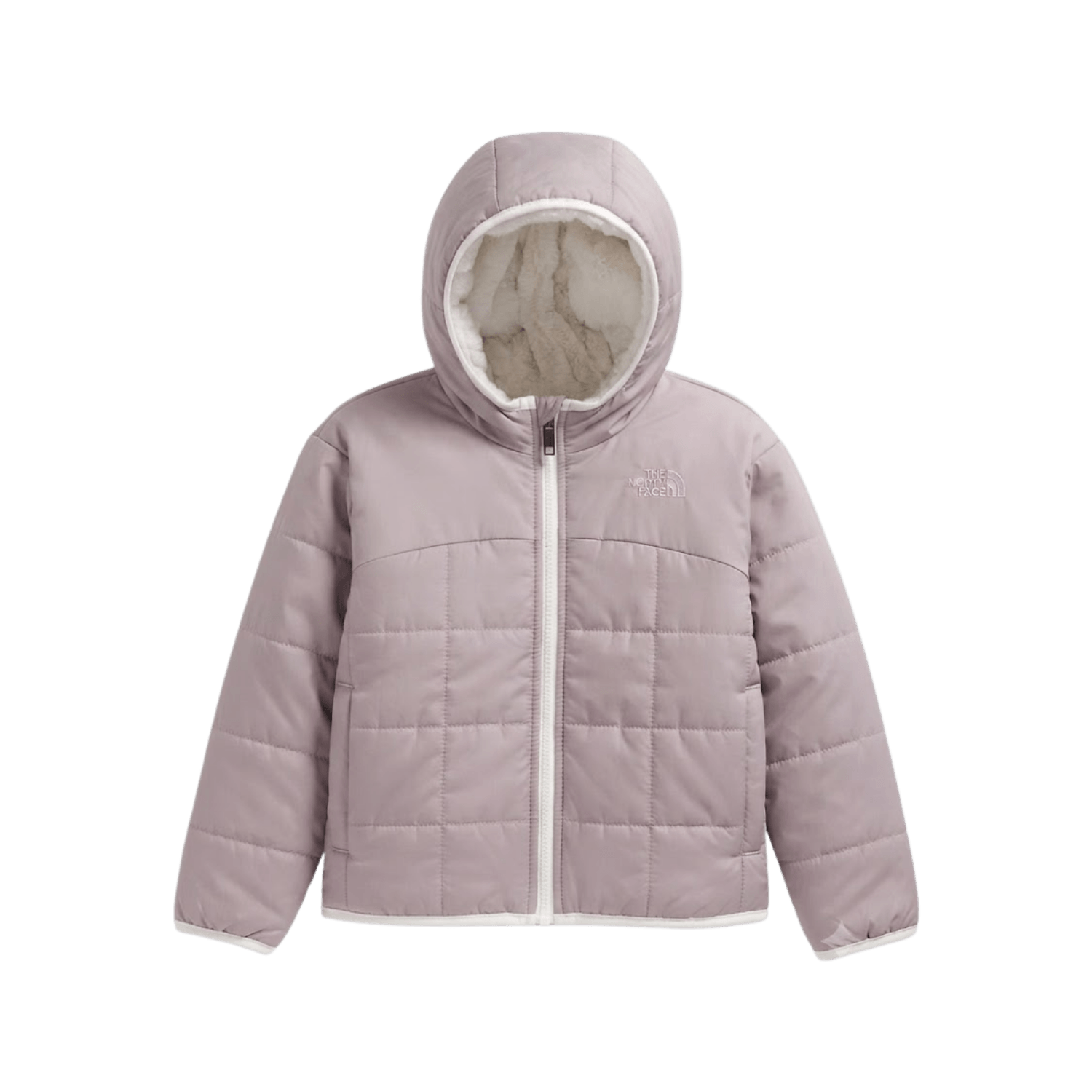 NORTH FACE G RVRSIBLE SHASTA FZ HOOD JKT PALE PLUM