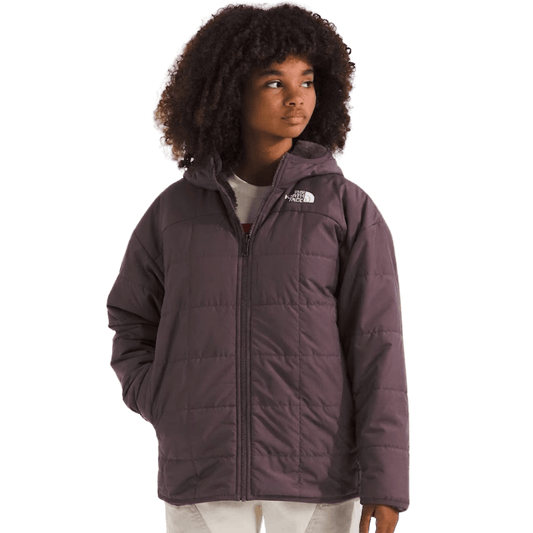 NORTH FACE G REVERSIBLE SHASTA SHRT PARKA GROUNDED PLUM