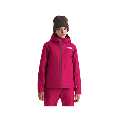 NORTH FACE GIRLS FREEDOM INSULATED JACKET - LALI GURAN, FRONT ANGLE, SM, MD, LG, XL, XXL