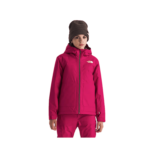 NORTH FACE GIRLS FREEDOM INSULATED JACKET - LALI GURAN, FRONT ANGLE, SM, MD, LG, XL, XXL