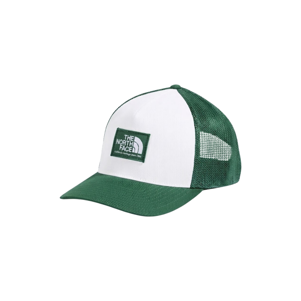 NORTH FACE KEEP IT PATCHED TRUCKER CAP DEEP GRASS GREEN