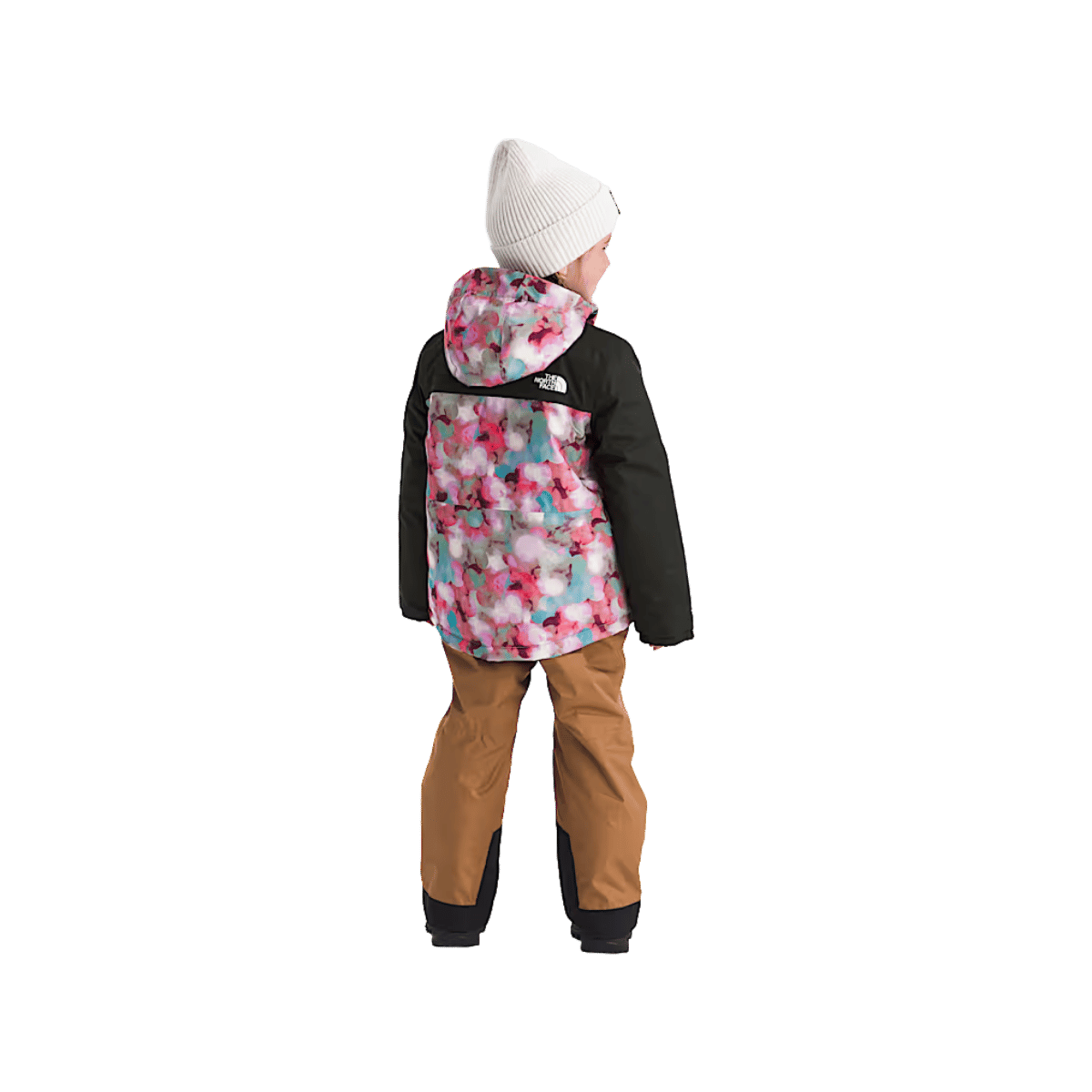NORTH FACE KIDS FREEDOM INSULATED JACKET - LILAC LENS FLARE PRINT, BACK ANGLE, 02, 03, 04, 05, 06