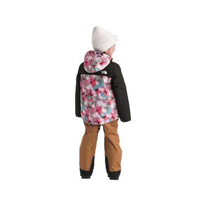 NORTH FACE KIDS FREEDOM INSULATED JACKET - LILAC LENS FLARE PRINT, BACK ANGLE, 02, 03, 04, 05, 06