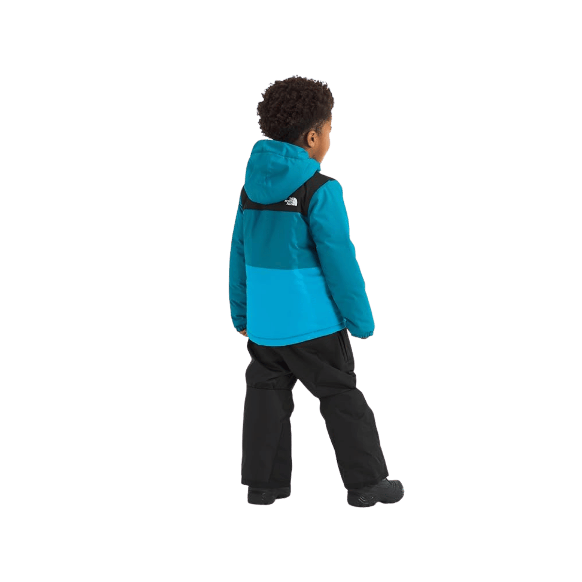 NORTH FACE KID'S FREEDOM INSULATED JACKET - DUSK BLUE/MERIDIAN BLUE, BACK ANGLE
