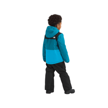 NORTH FACE KID'S FREEDOM INSULATED JACKET - DUSK BLUE/MERIDIAN BLUE, BACK ANGLE