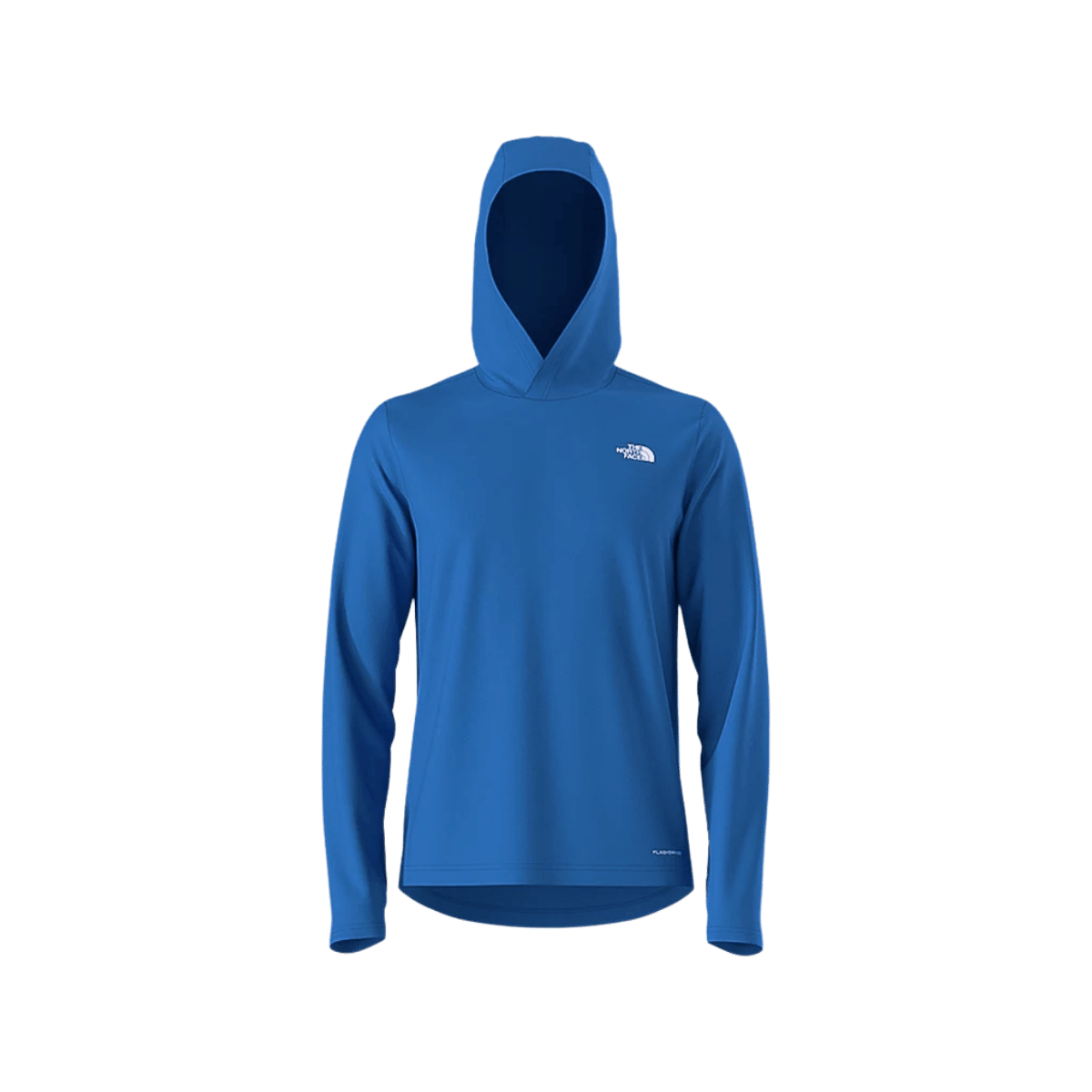 NORTH FACE MEN'S ADVENTURE SUN HOODIE - HERO BLUE, FRONT ANGLE, MD, LG, XL, XXL