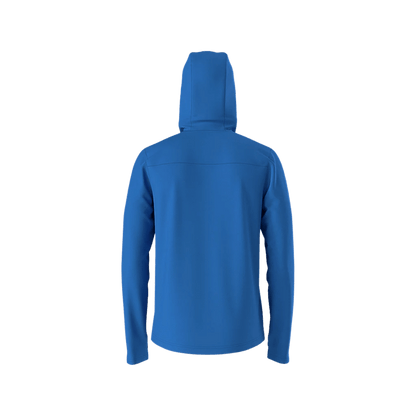 NORTH FACE MEN'S ADVENTURE SUN HOODIE - HERO BLUE, BACK ANGLE, MD, LG, XL, XXL