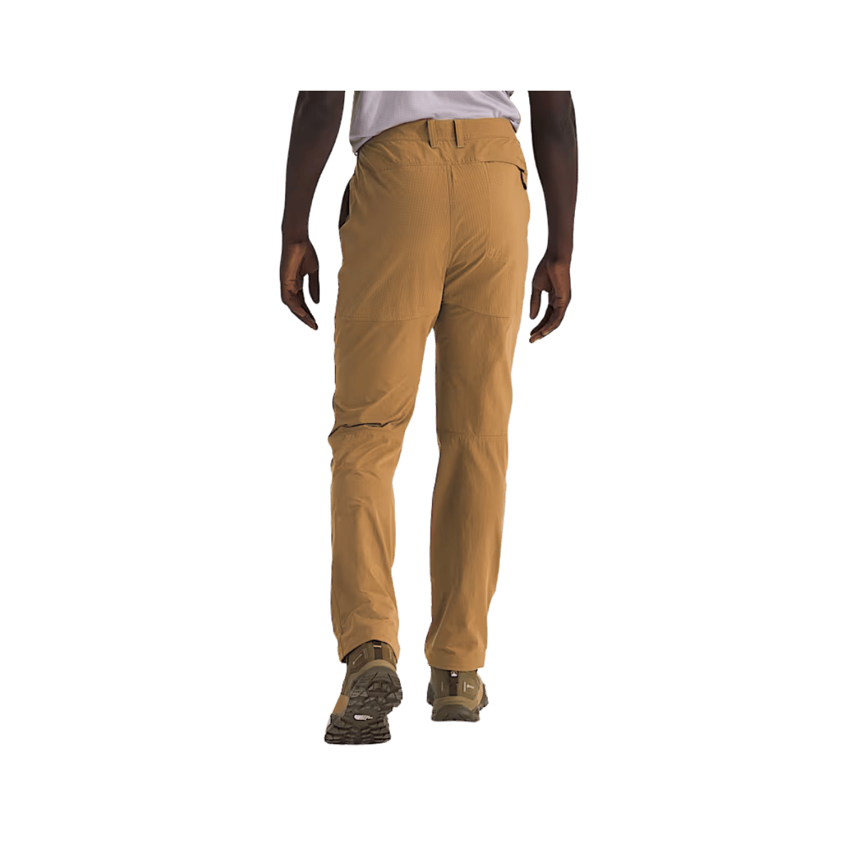 NORTH FACE MEN'S BASIN PRO PANT - UTILITY BROWN, BACK ANGLE, 32, 34, 36, 38, 40