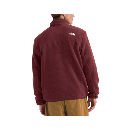 NORTH FACE MEN'S YUMIORI 1/4 ZIP - SUMAC, BACK ANGLE, SM, MD, LG, XL, XXL