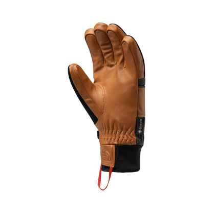 NORTH FACE MONTANA SG GTX GLOVE - LEATHER BROWN/ASPHALT GREY, PALM SIDE