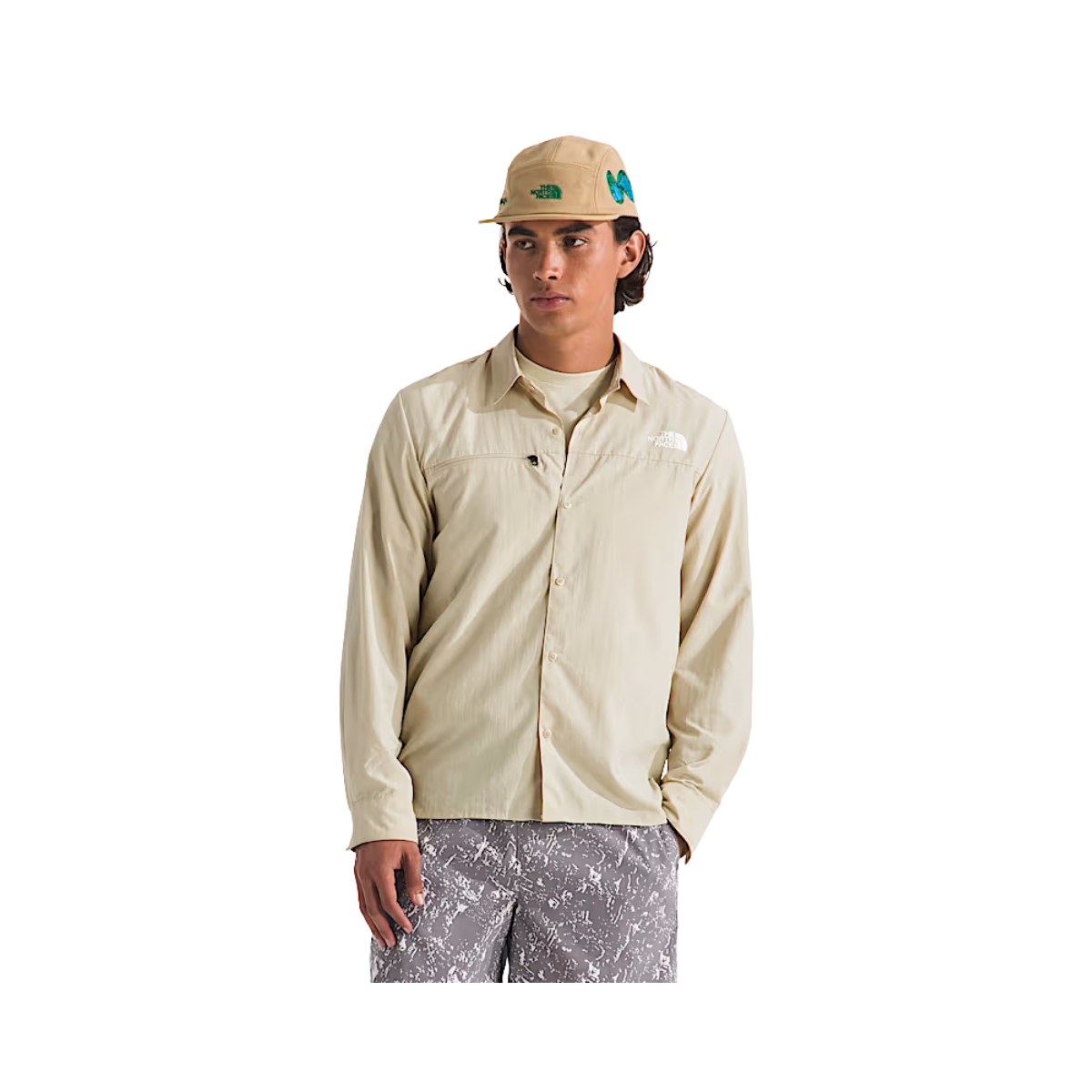 NORTH FACE PACKABLE L/S SHIRT DESERT STONE