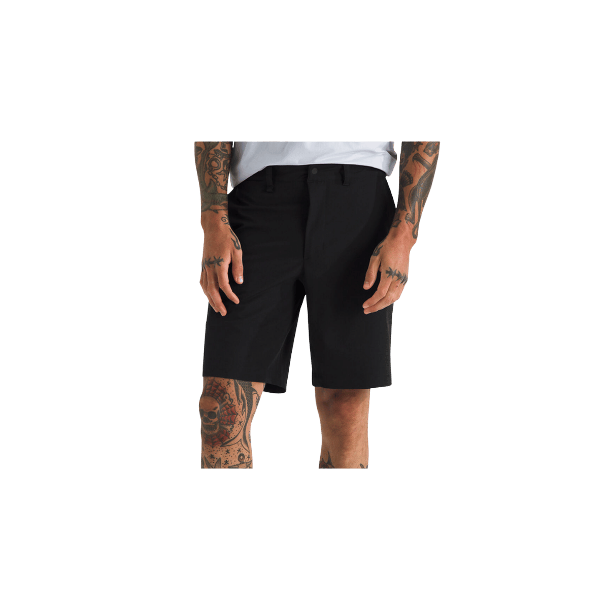 NORTH FACE PARAMOUNT SHORT - TNF BLACK, FRONT ANGLE, 33, 34, 36, 38, 39, 40