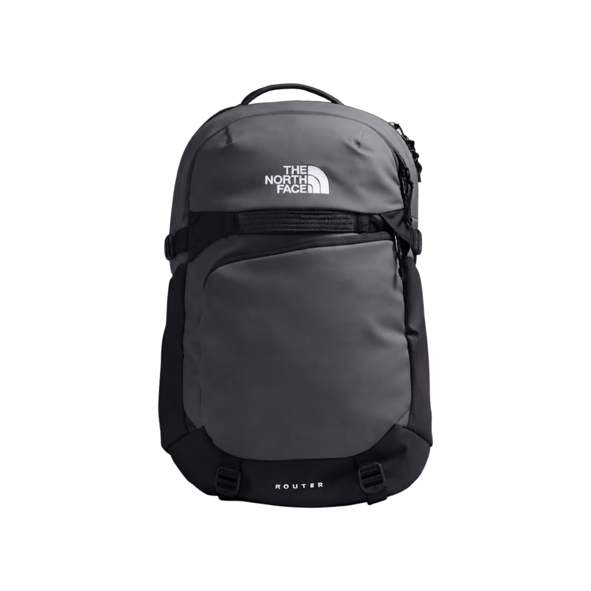 NORTH FACE ROUTER BACKPACK GRAY TNF BLACK