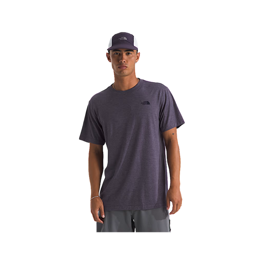 NORTH FACE SHORT SLEEVE TRI-BLEND TEE TAUPE GREEN HEATHER