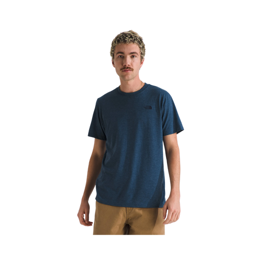 NORTH FACE SHORT SLEEVE TRI-BLEND TEE TNF BLUE HEATHER