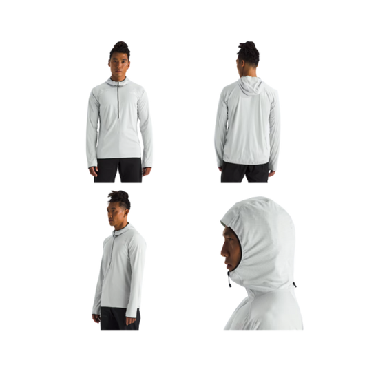 NORTH FACE SUMMIT DIRECT SUN HOODIE PEARL STONE