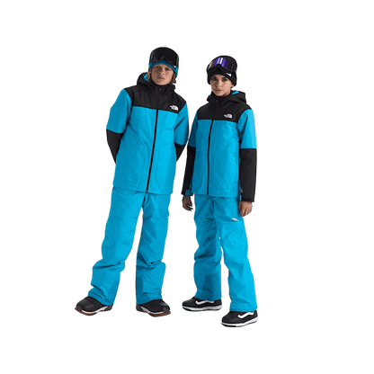 NORTH FACE TEEN FREEDOM TRICLIMATE - MERIDIAN BLUE, FRONT ANGLE, SM, MD, LG, XL, XXL