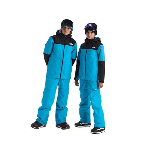 NORTH FACE TEEN FREEDOM TRICLIMATE - MERIDIAN BLUE, FRONT ANGLE, SM, MD, LG, XL, XXL
