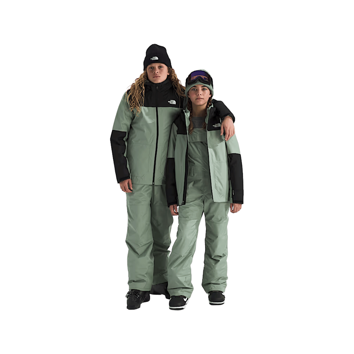 NORTH FACE TEEN FREEDOM TRICLIMATE - SLATE MOSS, FRONT ANGLE, SM, MD, LG, XL, XXL