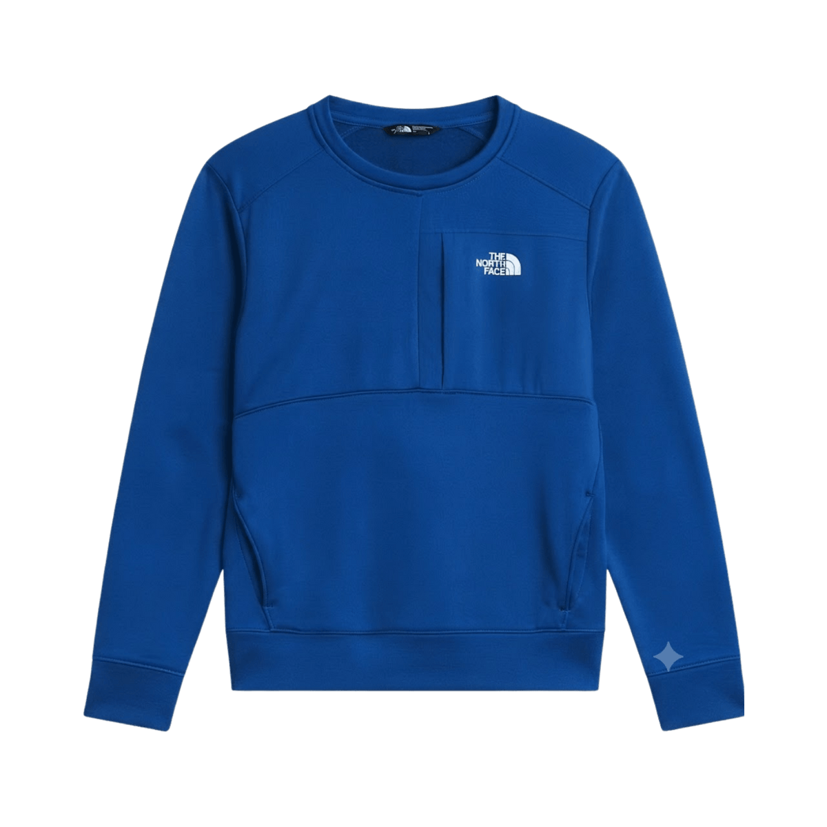 NORTH FACE TEEN PERFORMANCE FLEECE CREW BOLD BLUE