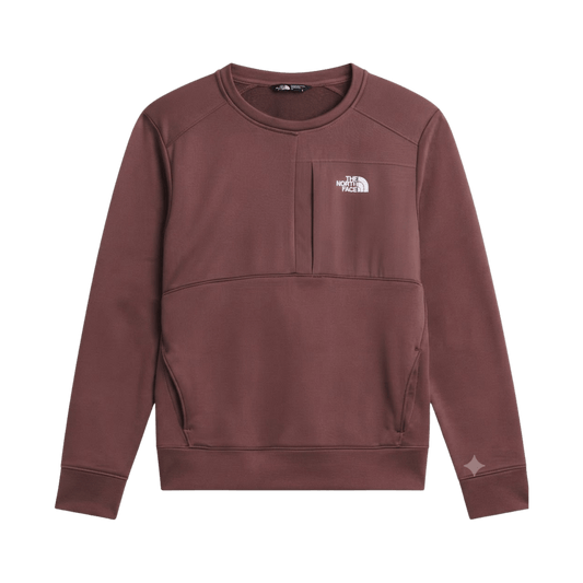 NORTH FACE TEEN PERFORMANCE FLEECE CREW FERMENTED CLAY
