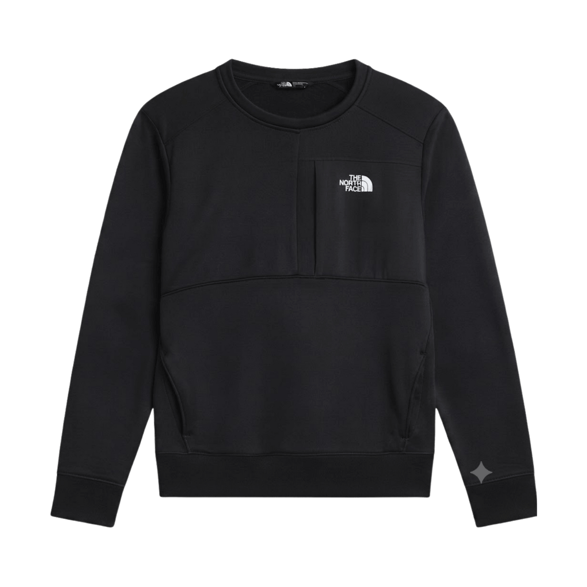 NORTH FACE TEEN PERFORMANCE FLEECE CREW TNF BLACK
