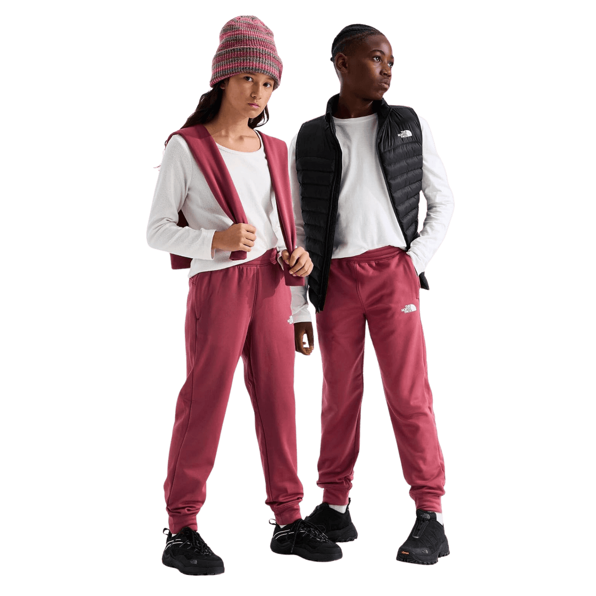 NORTH FACE TEEN PERFORMANCE FLEECE JOGGER FERMENRED CLAY