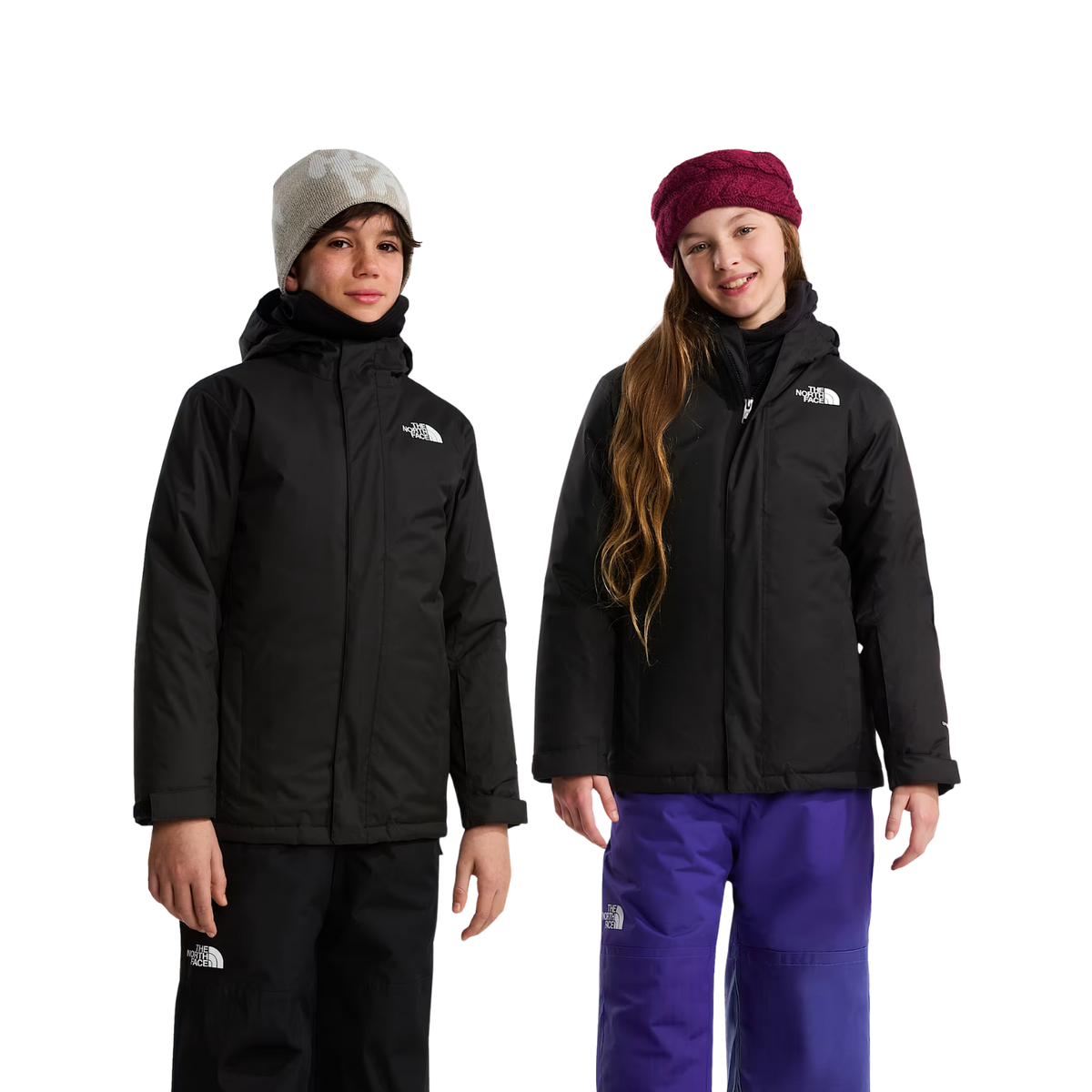 NORTH FACE TEEN SNOWQUEST JKT TNF BLACK