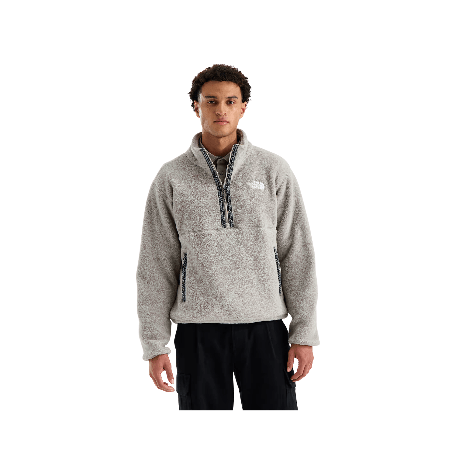 NORTH FACE TNF FLEESKI 1/4 ZIP PO STONE SLAB