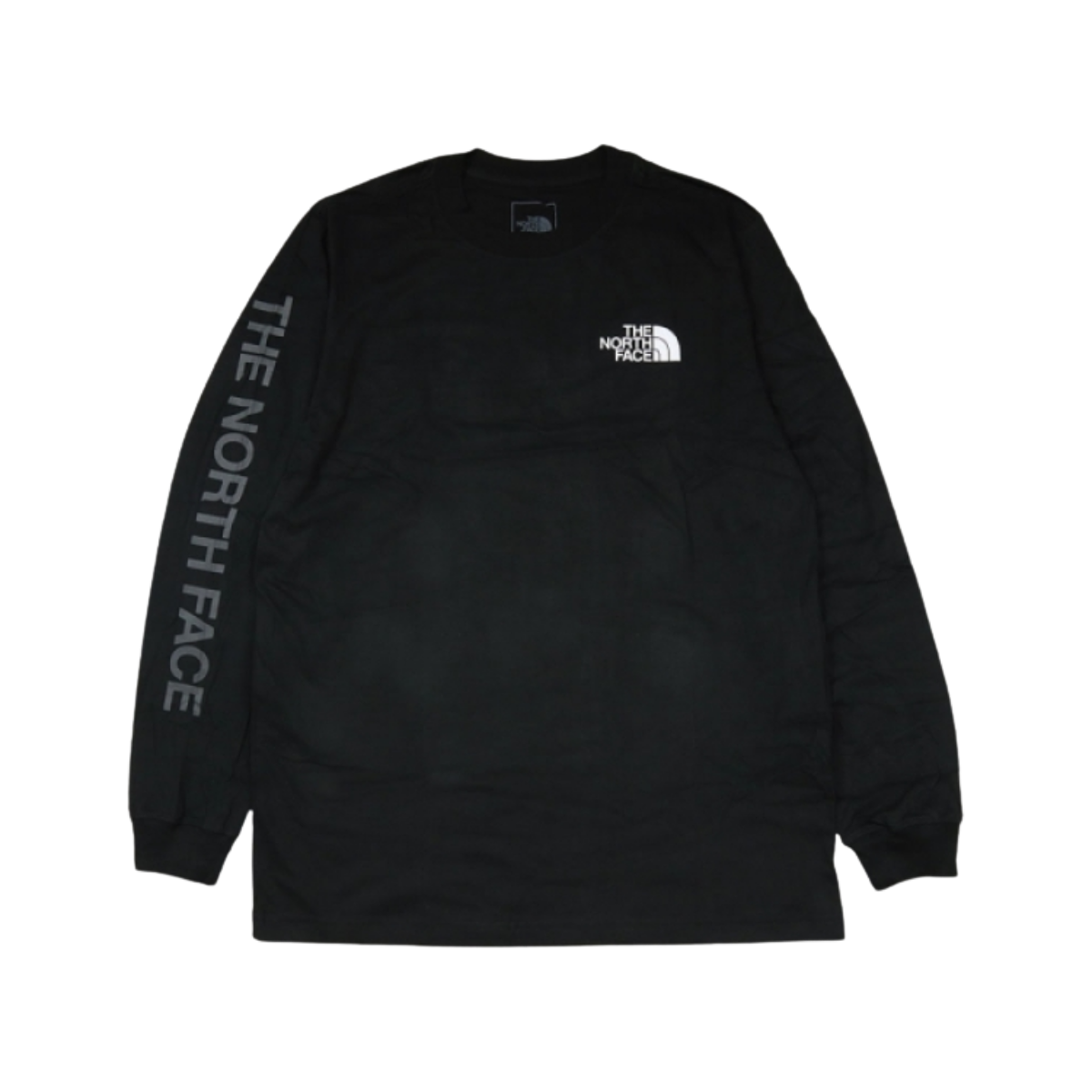 NORTH FACE TNF SLEEVE HIT L/S TEE TNF BLACK TNF WHITE