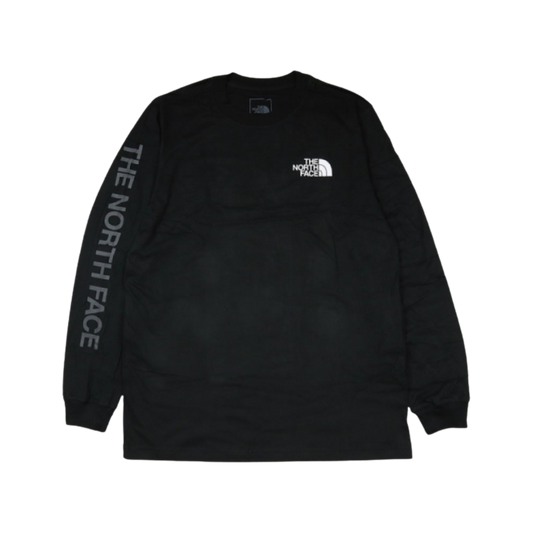 NORTH FACE TNF SLEEVE HIT L/S TEE TNF BLACK TNF WHITE