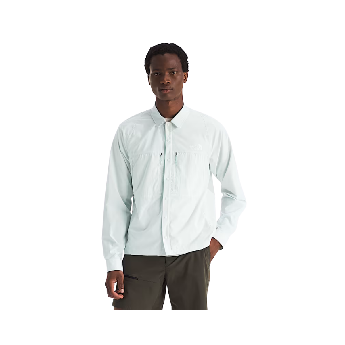 NORTH FACE TRAIL LIGHTRANGE L/S SHIRT PEARL STONE