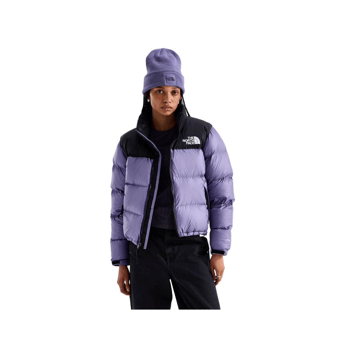 NORTH FACE WOMEN'S 1996 RETRO NUPTSE JACKET- PLUM/BLACK