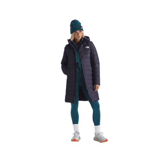 NORTH FACE WOMEN'S ACONCAGUA HOODED PARKA- ENDLESS DUSK