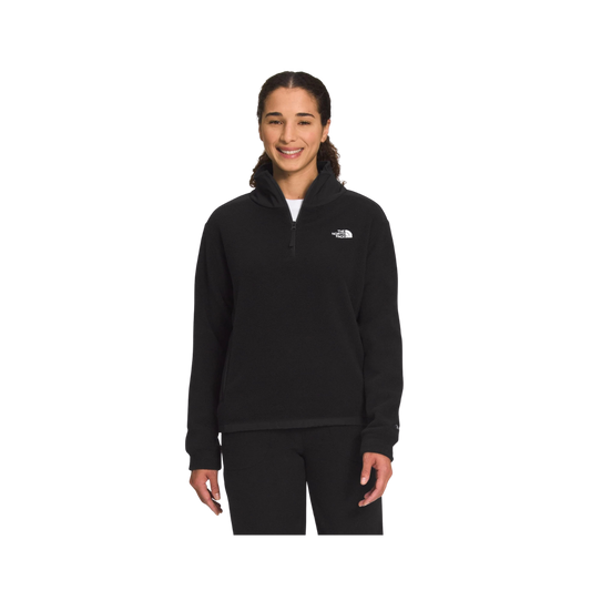 NORTH FACE W ALPINE POLARTEC 200 1/4 ZIP TNF BLACK