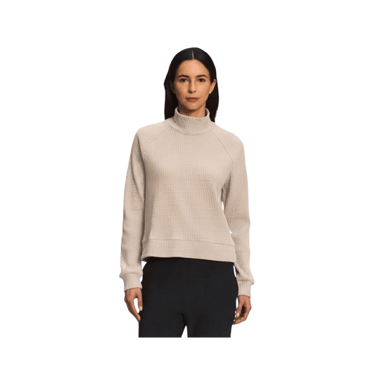 NORTH FACE W CHABOT 2.0 MOCK-NECK WHITE DUNE