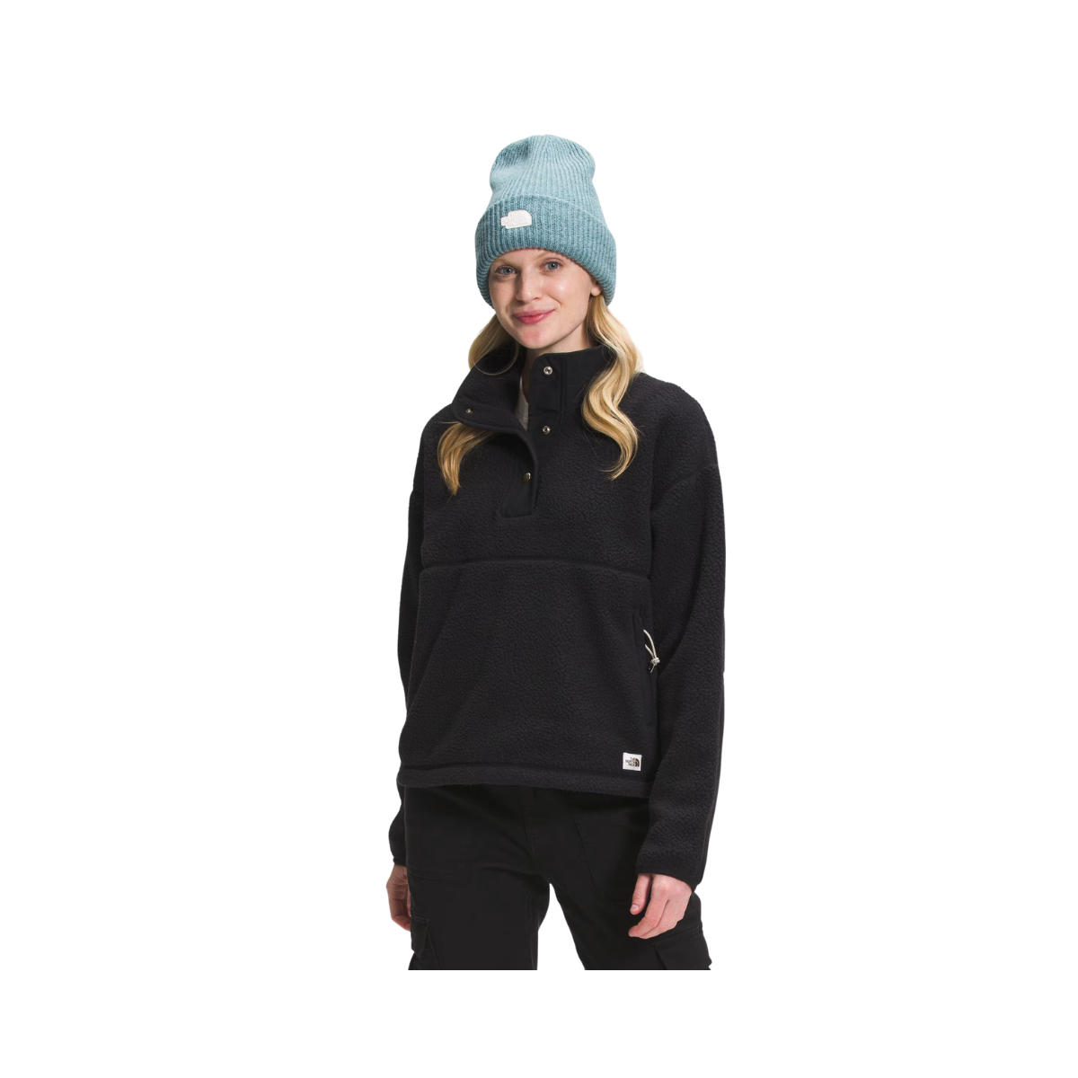 NORTH FACE W CRAGMONT FLC 1/4 SNAP TNF BLACK