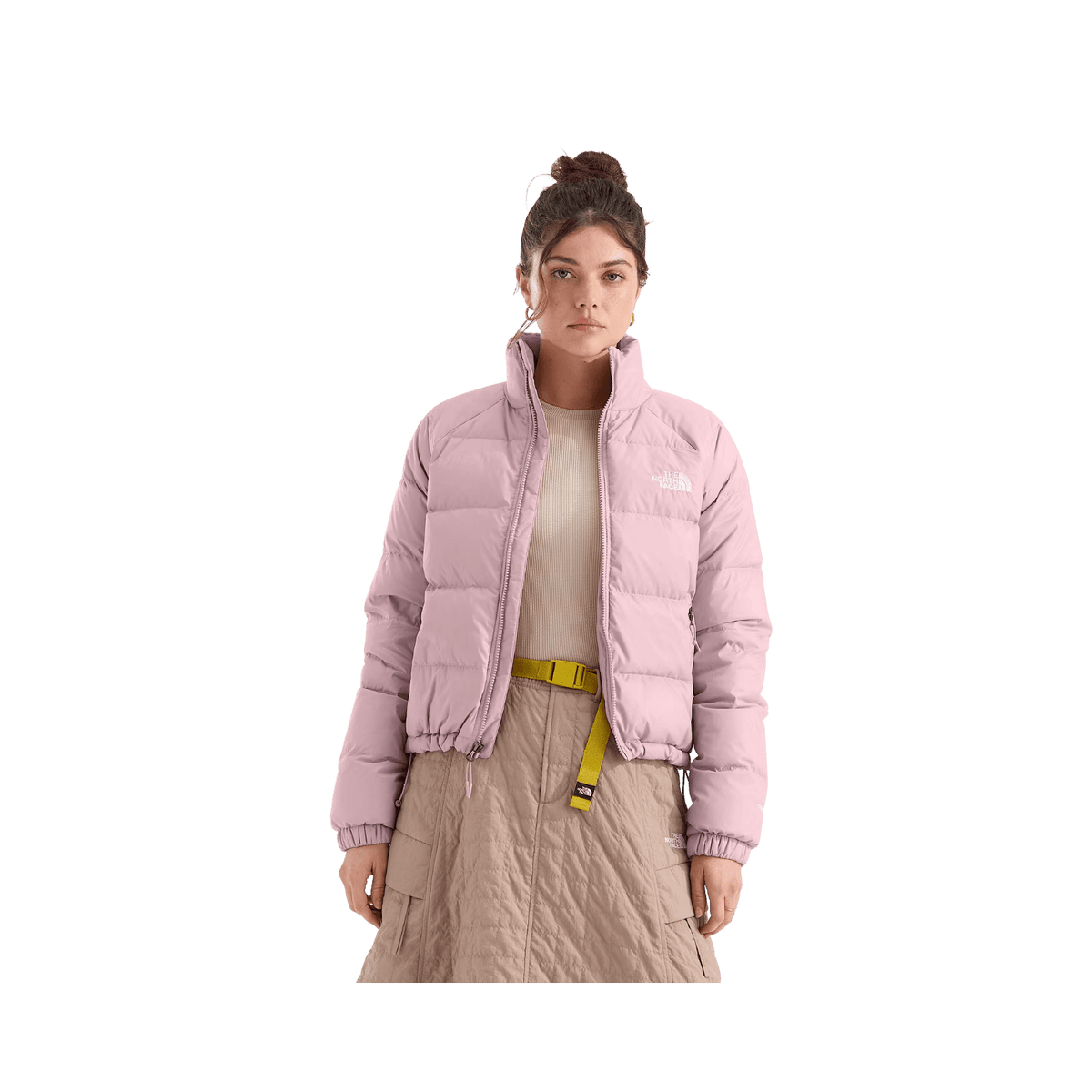 NORTH FACE WOMEN'S HYDRENALITE DOWN JACKET- METAL PINK