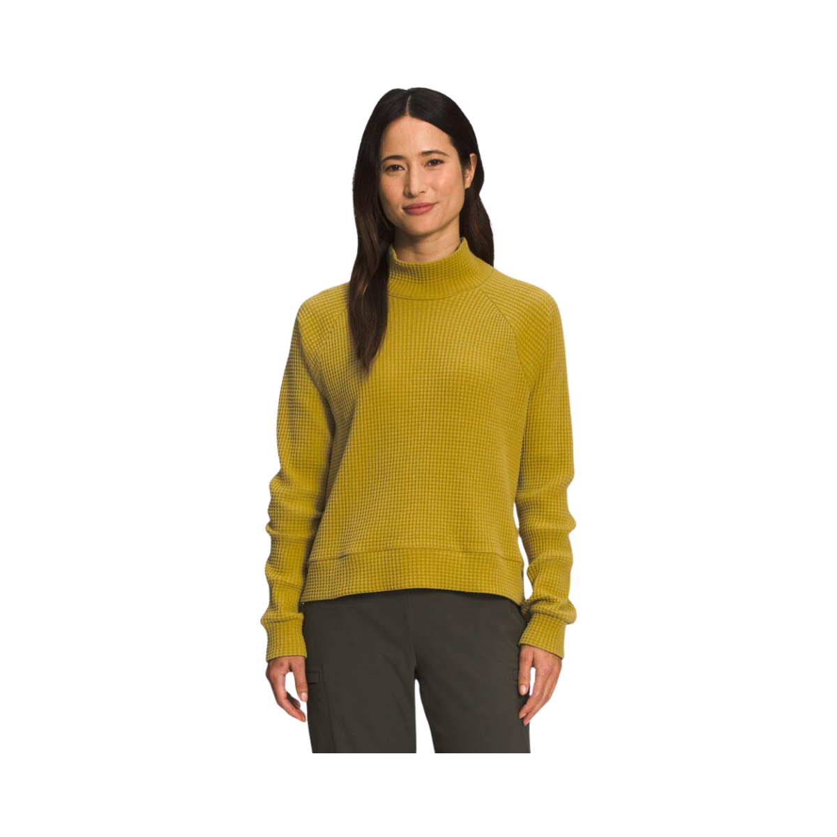 NORTH FACE W L/S MOCK NECK CHABOT MINERAL GOLD