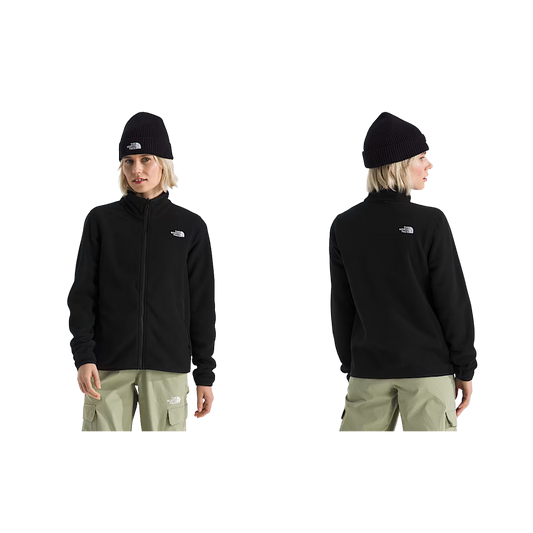 NORTH FACE W TKA GLACIER FULL ZIP JKT TNF BLACK