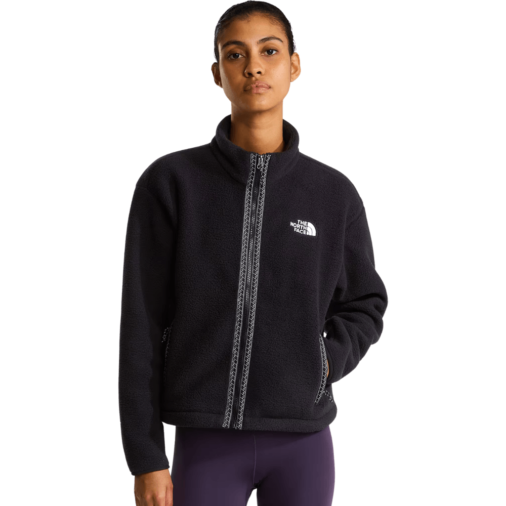 NORTH FACE W TNF FLEESKI FULL ZIP JKT TNF BLACK