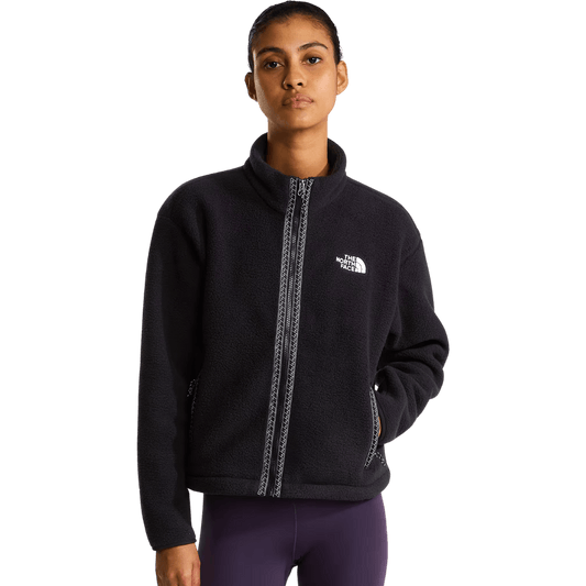 NORTH FACE W TNF FLEESKI FULL ZIP JKT TNF BLACK
