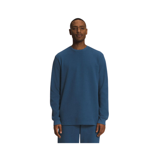 NORTH FACE WAFFLE CREW SHADY BLUE