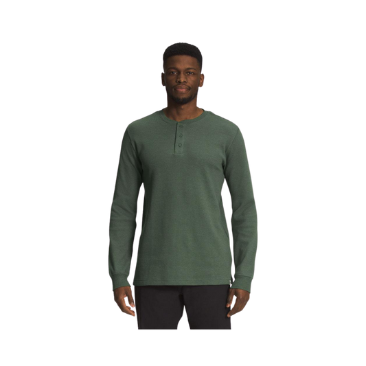 NORTH FACE WAFFLE L/S HENLEY THYME