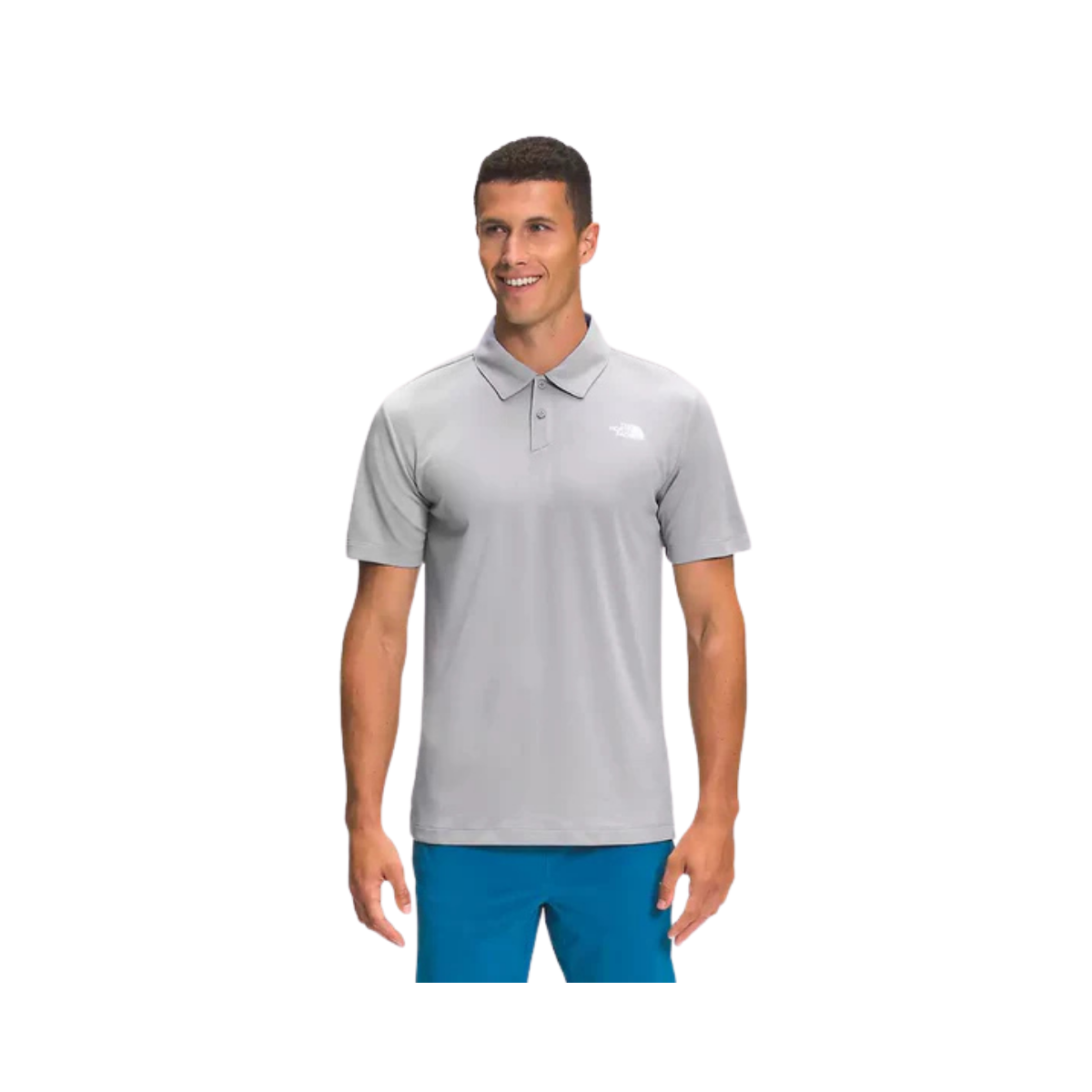 NORTH FACE WANDER POLO MELD GREY HEATHER