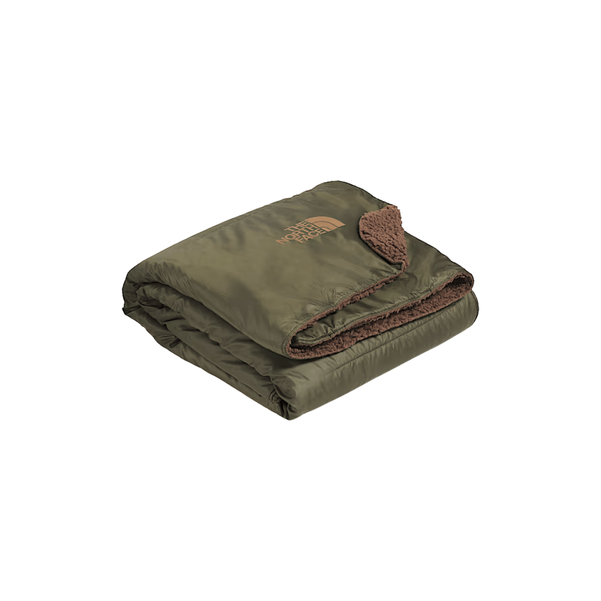 NORTH FACE WAWONA FUZZY BLANKET - TAUPE GREEN/SMOKEY BROWN, FLEECE