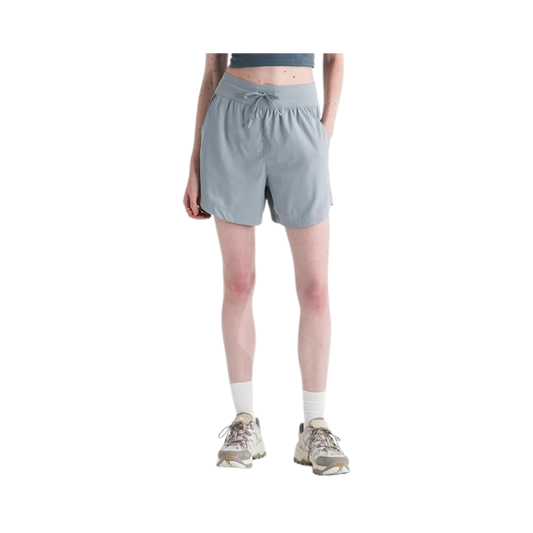 NORTH FACE WOMENS APHRODITE ARISE SHORT 5" FROST GREY