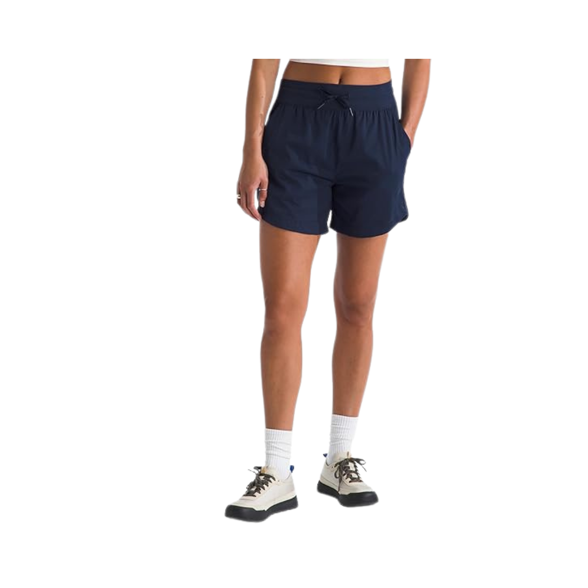 NORTH FACE WOMENS APHRODITE ARISE SHORT 5" SUMMIT NAVY